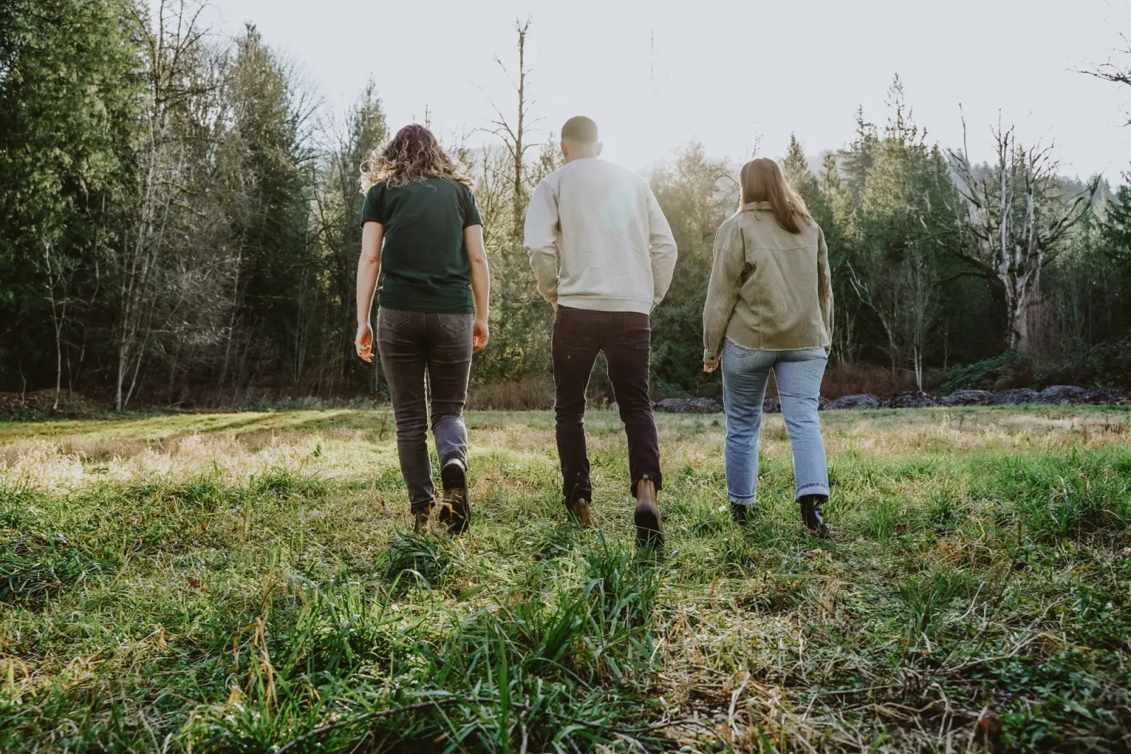 Pacific Agriculture team in a Fraser Valley field