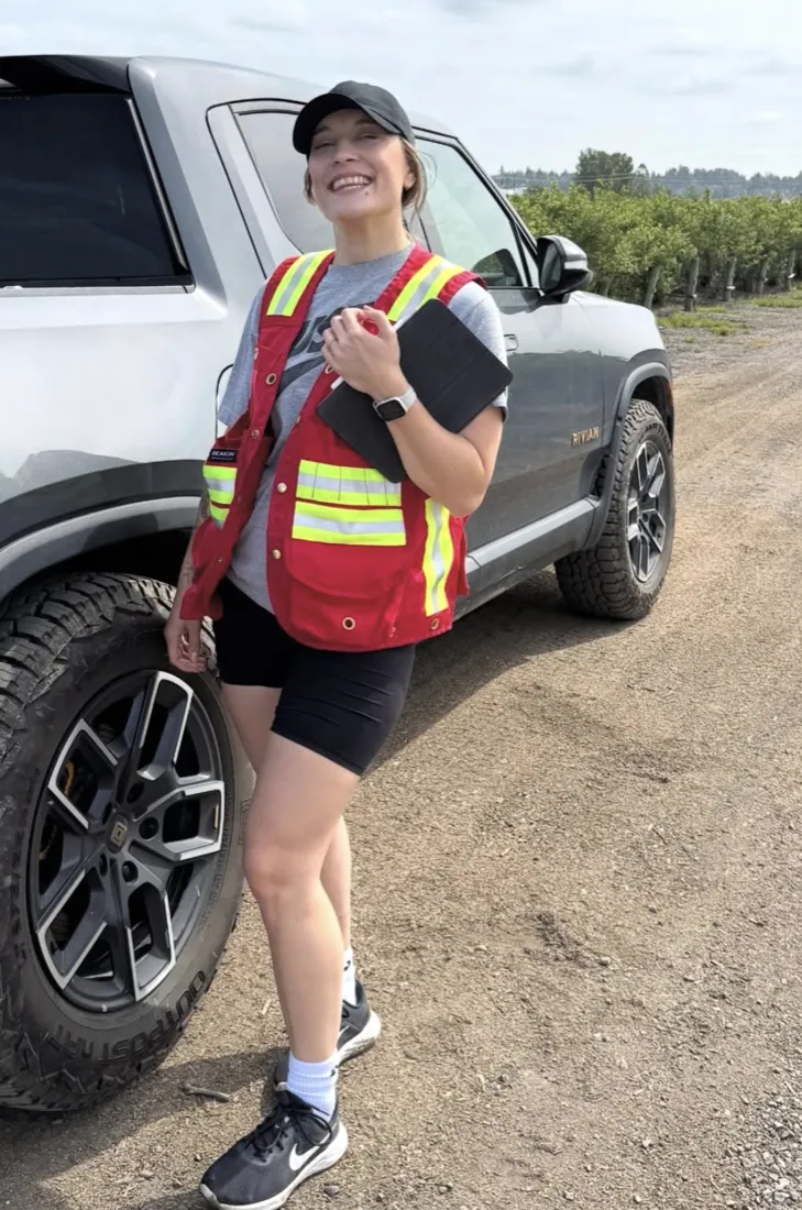 Carla Rozendal in the field